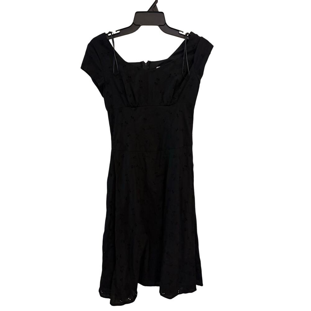 womens‎ 2 black eyelet cotton jodi of california sundress EUC